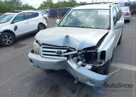 2005 Toyota Highlander Limited V6/V6 from USA, damaged, VIN JTEGP21A650084809